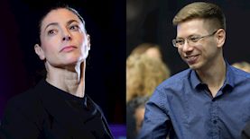 יאיר נתניהו ומרב מיכאלי, צילום: גילי יערי ותומר נויברג פלאש 90